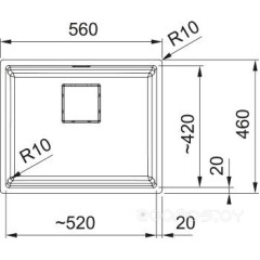 Кухонная мойка Franke Mythos KNG 110-52 125.0731.689 (темно-серый)