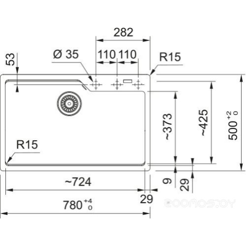 Кухонная мойка Franke UBG 610-72 114.0741.505 (белый)