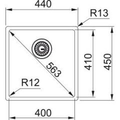 Кухонная мойка Franke BXX 210-40 127.0677.488 (стальной)