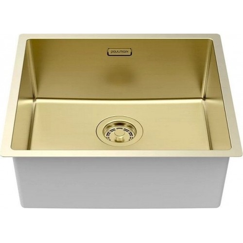 Кухонная мойка Paulmark Lassan 49 UNI LA49-LG (золото/светлое золото)