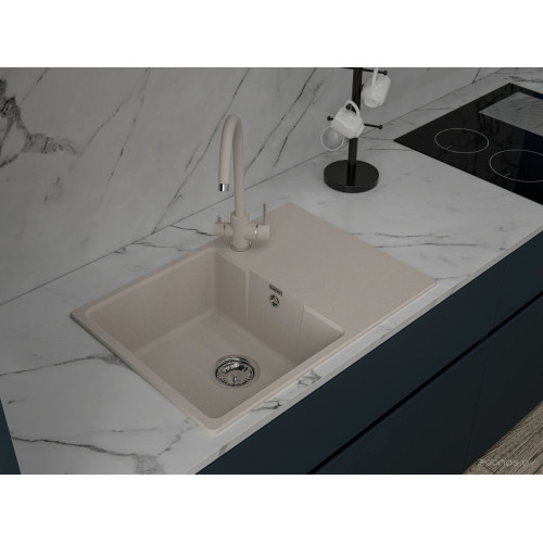 Кухонная мойка GranFest GF-Urban-668L (песочный)