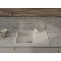 Кухонная мойка GranFest GF-Urban-678L (белый)