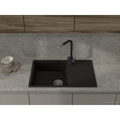 Кухонная мойка GranFest GF-Urban-678L (черный)