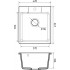 Кухонная мойка GranFest Urban GF-UR-242 (серый)