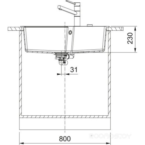 Кухонная мойка Franke UBG 610-72 114.0741.504 (оникс)