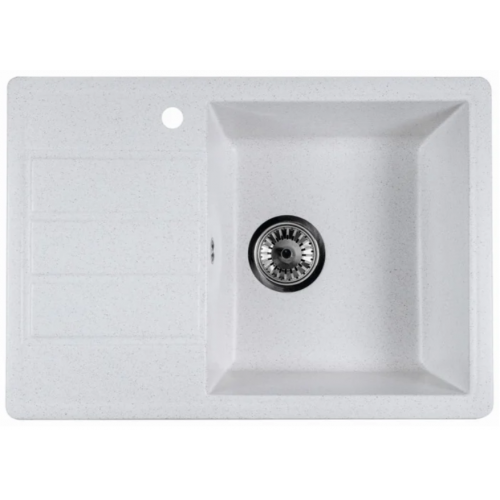 Кухонная мойка Marblan Recta R (бежевый, с сифоном)