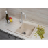 Кухонная мойка Marblan Recta R (гранит, с сифоном)