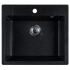 Кухонная мойка Marblan Cubi (черный, с сифоном)