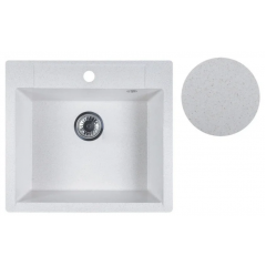 Кухонная мойка Marblan Cubi (бежевый, с сифоном)