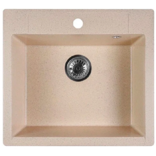 Кухонная мойка Marblan Cubi (гранит, с сифоном)