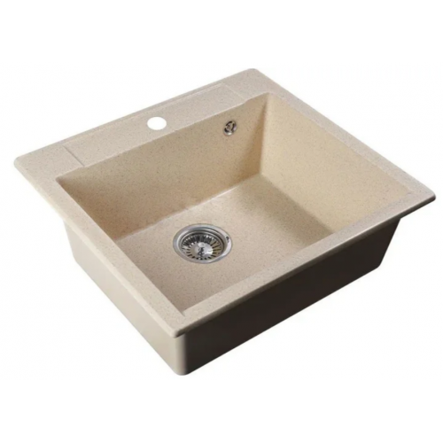Кухонная мойка Marblan Cubi (гранит, с сифоном)