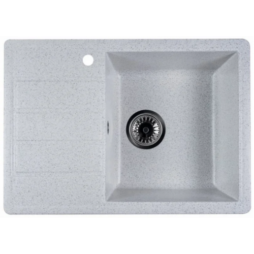 Кухонная мойка Marblan Recta R (иней , с сифоном)