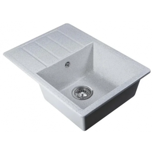 Кухонная мойка Marblan Recta R (иней , с сифоном)