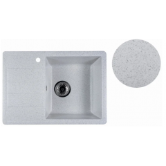 Кухонная мойка Marblan Recta R (иней , с сифоном)