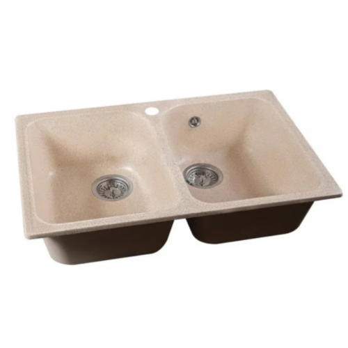 Кухонная мойка Marblan Duas (гранит, с сифоном)