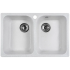 Кухонная мойка Marblan Duas (серый,с сифоном)
