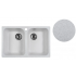 Кухонная мойка Marblan Duas (серый,с сифоном)