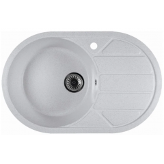 Кухонная мойка Marblan Elon L (бежевый, с сифоном)