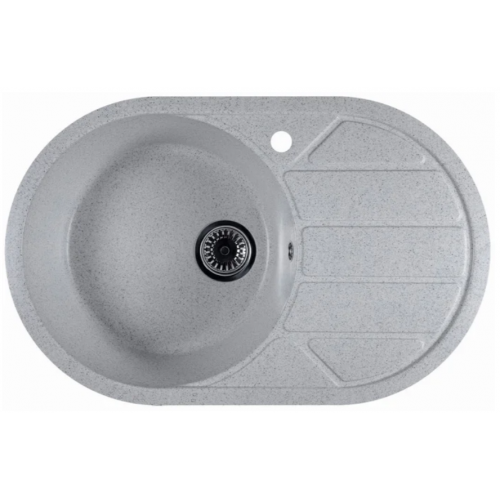 Кухонная мойка Marblan Elon L (серый,с сифоном)