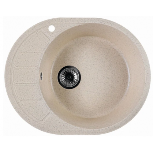 Кухонная мойка Marblan Ovata R (гранит, с сифоном)