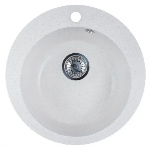 Кухонная мойка Marblan Orbi (бежевый, с сифоном)