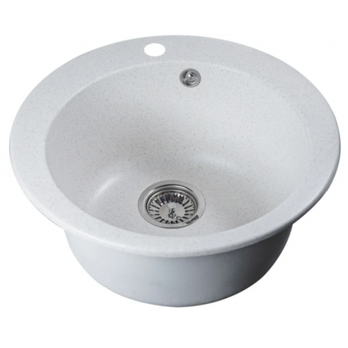 Кухонная мойка Marblan Orbi (бежевый, с сифоном)