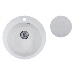 Кухонная мойка Marblan Orbi (бежевый, с сифоном)