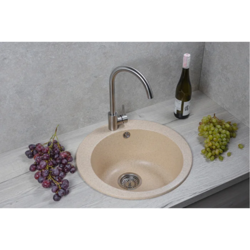 Кухонная мойка Marblan Orbi (гранит, с сифоном)