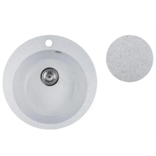 Кухонная мойка Marblan Orbi (серый,с сифоном)