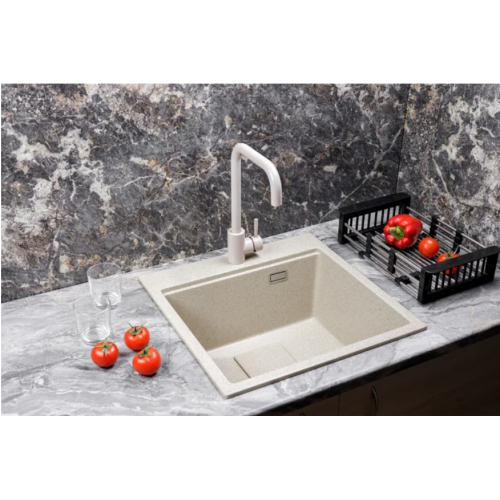 Кухонная мойка Marblan Comfort 50 (гранит, с сифоном и колландером)