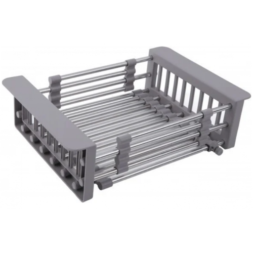 Кухонная мойка Marblan Comfort 60 (серебристый, с сифоном и колландером)