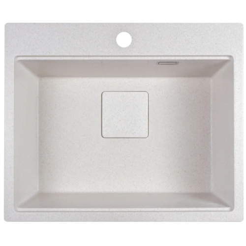 Кухонная мойка Marblan Comfort 60 (бежевый, с сифоном и колландером)