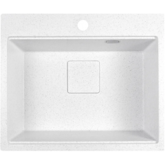 Кухонная мойка Marblan Comfort 60 (серый, с сифоном и колландером)