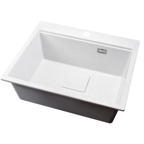 Кухонная мойка Marblan Comfort 60 (серый, с сифоном и колландером)