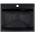 Кухонная мойка Marblan Comfort 60 (черный, с сифоном и колландером)