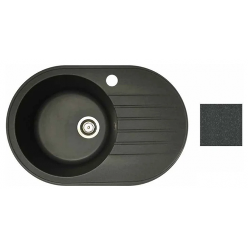 Кухонная мойка БелЭворс Rondo L (антрацит)