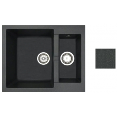 Кухонная мойка БелЭворс Duet (антрацит)