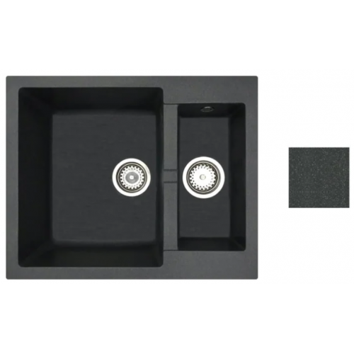 Кухонная мойка БелЭворс Duet (антрацит)
