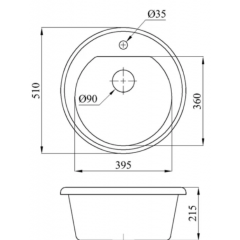 Кухонная мойка БелЭворс Traffic (белый)