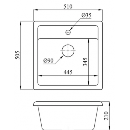 Кухонная мойка БелЭворс Rio (темно-бежевый)