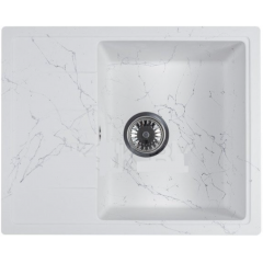 Кухонная мойка БелЭворс MILA (белый мрамор)