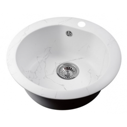 Кухонная мойка БелЭворс NIKA (белый мрамор)