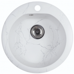 Кухонная мойка БелЭворс NIKA (белый мрамор)