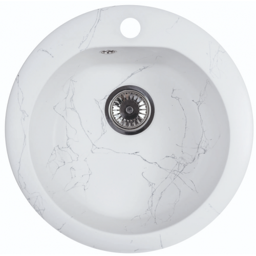 Кухонная мойка БелЭворс NIKA (белый мрамор)