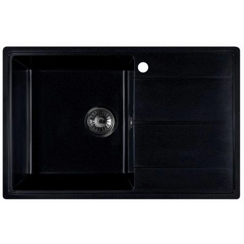 Кухонная мойка Marblan Magnum L (оникс, с сифоном)