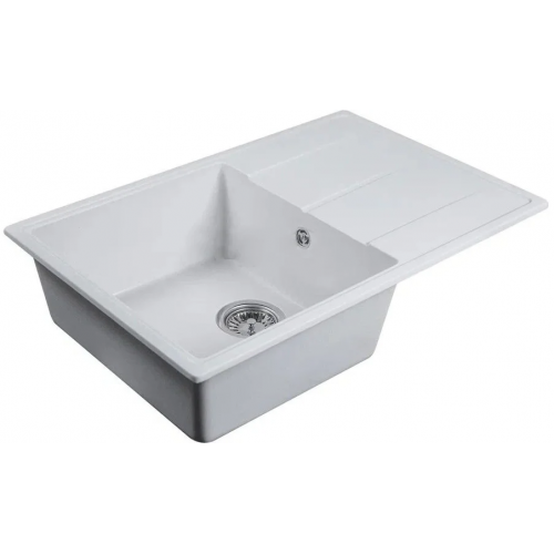 Кухонная мойка Marblan Magnum L (иней, с сифоном)