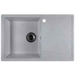 Кухонная мойка Marblan Magnum L (серый, с сифоном)