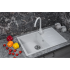 Кухонная мойка Marblan Magnum L (серый, с сифоном)