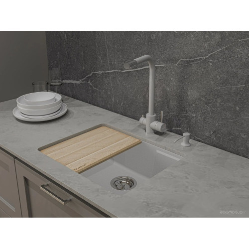 Кухонная мойка GranFest GF-Urban-4555 (белый)