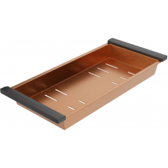 Кухонная мойка Roxen Snake 560220-60-BRS бронзовая/текстурная (с коландером и дозатором)